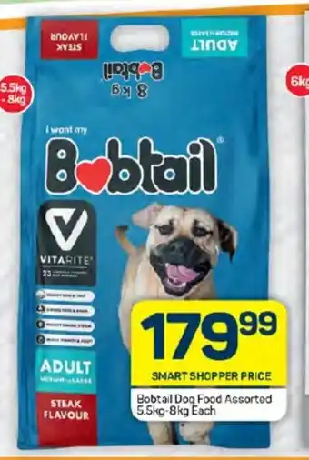 Pick n Pay Bobtail Dog Food Assorted 5.5kg-8kg Each offer