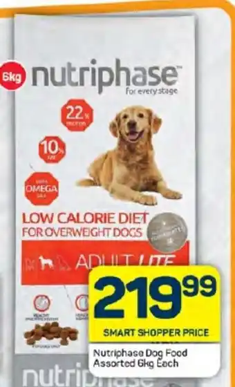 Pick n Pay Nutriphase Dog Food Assorted 6kg Each offer