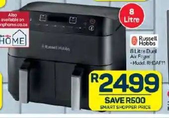 Pick n Pay Russell Hobbs 8 Litre Dual Air Fryer offer