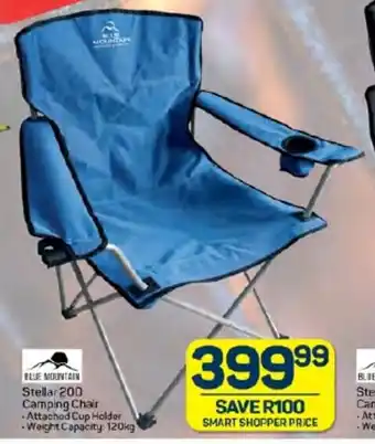 Pick n Pay BLUE MOUNTAIN Stellar 300 Camping Chair offer