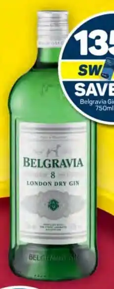 Pick n Pay Belgravia Gin Assorted 750ml Each offer