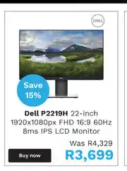 First Shop Dell P2219H Monitor offer