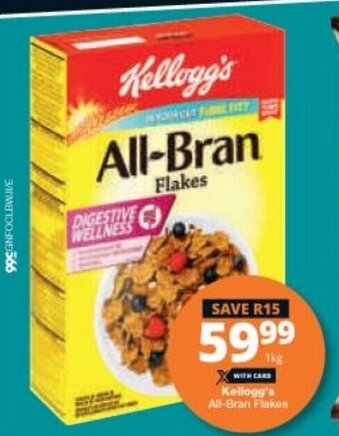 Checkers Kellogg's All-Bran Flakes offer