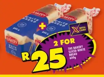 Shoprite THE BAKERY SLICED WHITE BREAD 600g offer