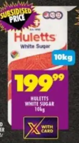 HULETTS WHITE SUGAR 10kg