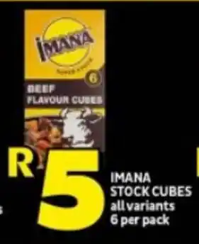Shoprite IMANA STOCK CUBES all variants 6 per pack offer