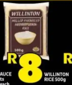 Shoprite WILLINTON RICE 500g offer