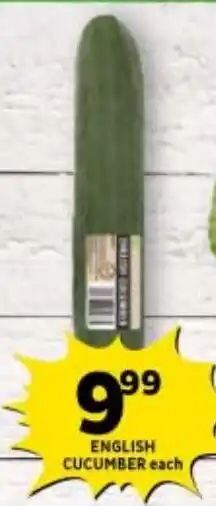 ENGLISH CUCUMBER each