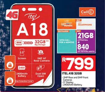 Pick n Pay ITEL A18 32GB offer