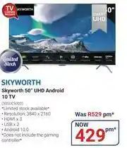 Skywoth 50" UHD Android 10 TV 50SUC9300