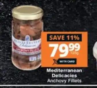 Mediterranean Delicacies Anchovy Fillets