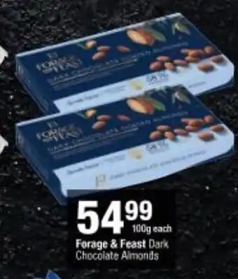 Checkers Forage & Feast Dark Chocolate Almonds offer