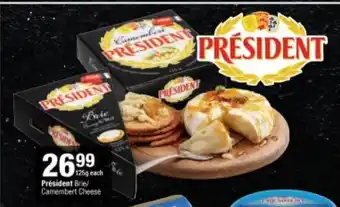 Checkers Président Brei/ Camembert Cheese 125g offer