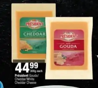 Checkers Président Gouda/Cheddar/White Cheddar Cheese 300g offer