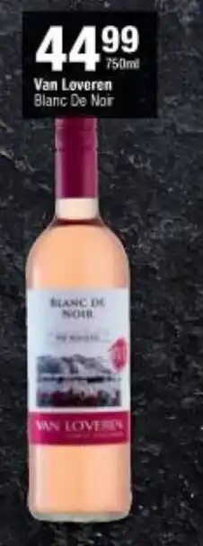 Checkers Van Loveren Blanc de Noir 750ml offer