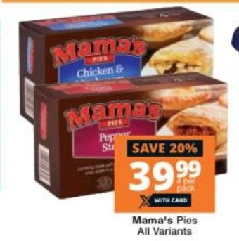 Mama's Pies All Variants