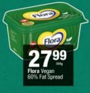 Checkers FLora Vegan 60% Fat Spread offer