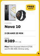 MTN Huawei nova 10-2gb & 25 min offer