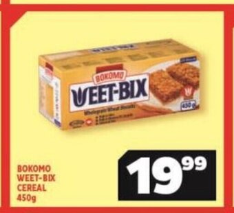 Usave Bokomo Weet-Bix Cereal 450g offer
