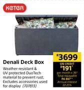 Builders Warehouse Keter denali deck box offer
