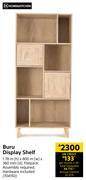 Builders Warehouse Home & kitchen buru display shelf 1.78m (h) x 800m (w) x 360mm (d) offer
