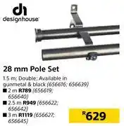 Builders Warehouse Designhouse 28mm pole set-1.5m offer