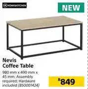 Builders Warehouse Home & kitchen nevis coffee table offer