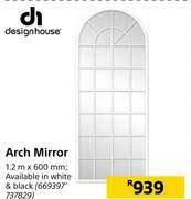 Builders Warehouse Designhouse arch mirror 1.2m x 600mm offer