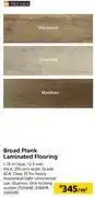 Premia broad plank laminated flooring-per sqm