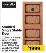 Builders Warehouse Dortello studded single stable door offer