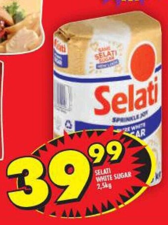 Shoprite Selati White Sugar 2.5kg offer