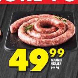 Shoprite Mnandi Griller per kg offer