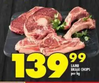 Shoprite Braai Chops per kg offer