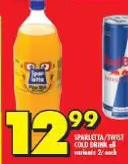 Shoprite Sparletta / Twist Cold Drink All Variants 2L each offer
