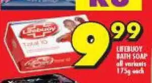 Shoprite Lifebouy Bath Soap All Variants 175g offer