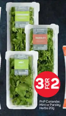 Pick n Pay PnP Coriander, Mint or Parsley Herbs 20g offer