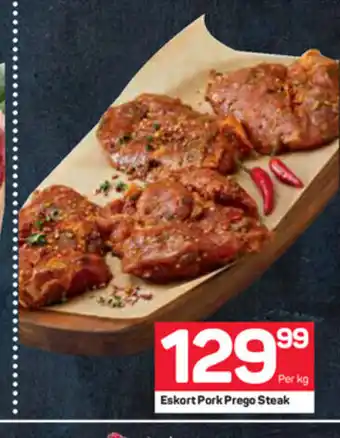 Pick n Pay Eskort Pork Prego Steak per kg offer