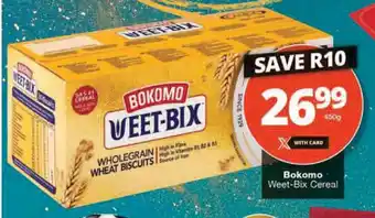 Checkers Bokomo Weet-Bix Cereal offer