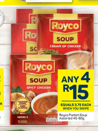 Pick n Pay Royco Packet Soup Assorted 45-60g offer