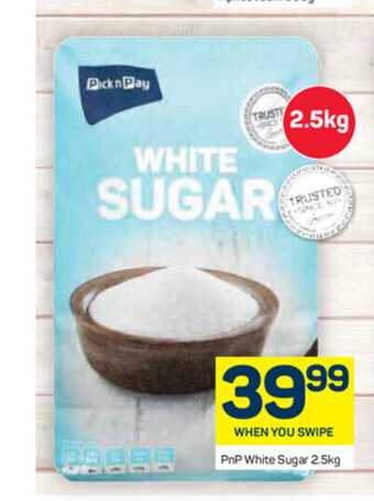 Pick n Pay PnP White Sugar 2.5kg offer