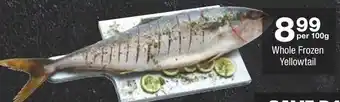 Checkers Whole Frozen Yellowtail offer