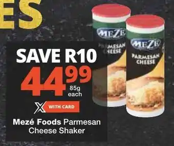 Mezé Foods Parmesan Cheese Shaker