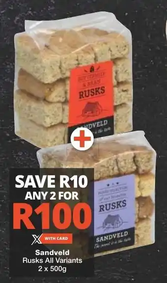 Sandveld Rusks All Variants 2 x 500g