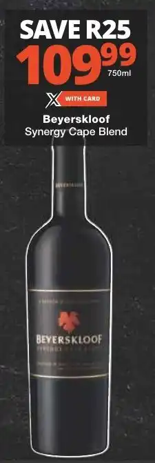 Checkers Beyerskloof Synergy Cape Blend offer