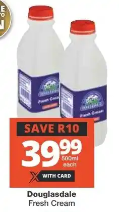 Checkers Douglasdale Fresh Cream offer