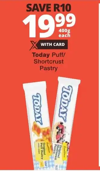 Today Puff/ Shortcrust Pastry
