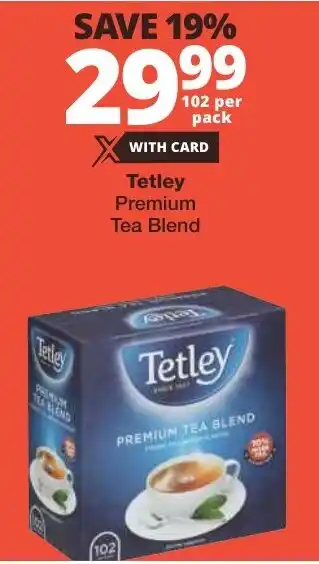 Checkers Tetley Premium Tea Blend offer