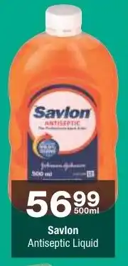 Checkers Savlon Antiseptic Liquid 500ml offer