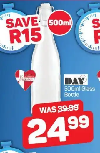 Pick n Pay DAY 500ml Glass Bottle offer