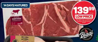 Pick n Pay PnP Bulk Vacuum Packed Rump or Porterhouse Steak offer